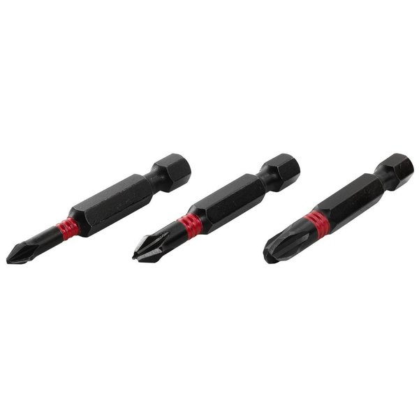 Powerbuilt 3Pc Countersink Phillips Bit Set 941457